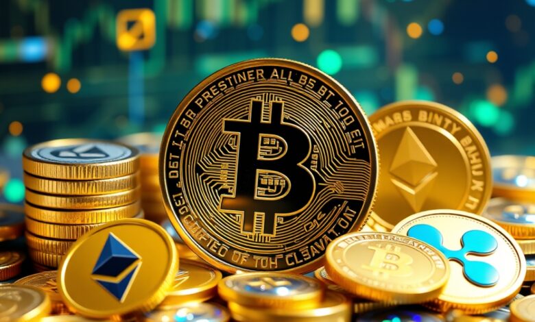 تباين أداء العملات المشفرة والبيتكوين فوق 107 آلاف دولار